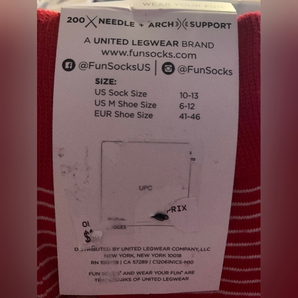 Men Crew Sock Fun Sock - Picture 2 of 2